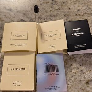 Jo Malone Fragrance Collection with Cream and Black Accents, Bleu de Chanel